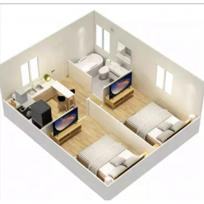 Isolation Mobile Prefab Container Hospital Quarantine Room